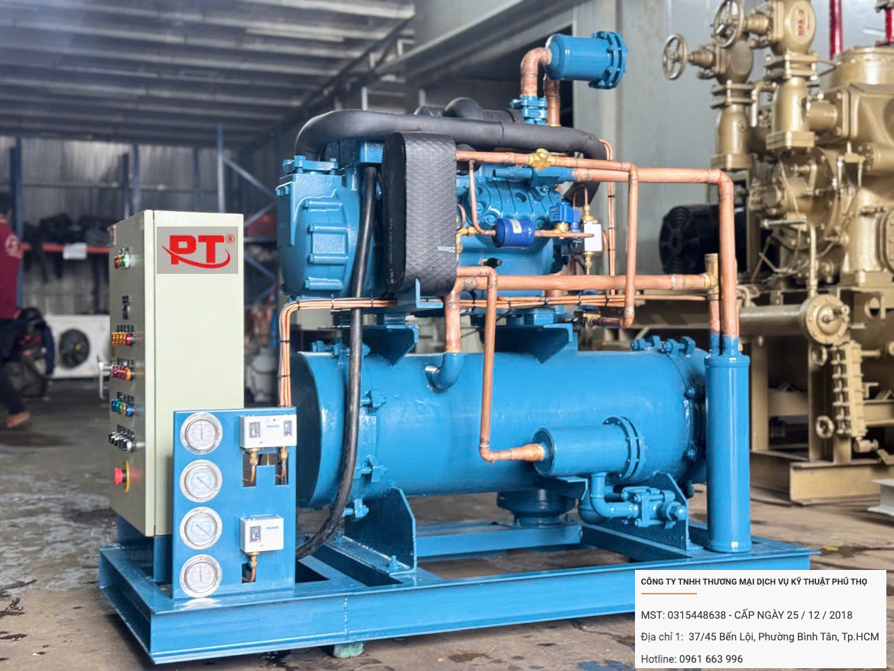 Cụm máy nén kho lạnh mini hoạt động êm ái, tiết kiệm điện